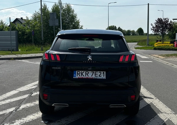 Peugeot 3008 cena 96900 przebieg: 153000, rok produkcji 2021 z Lubliniec małe 172